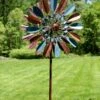 Metallic Leaf Wind Spinner -Garden Serie Store 8610441 152 tif