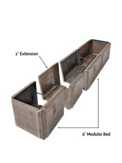 Corten Steel Modular Raised Bed, 2' Extension 7 Corten Steel Modular Raised Bed, 2' Extension -Garden Serie Store 8610701 4010 tif