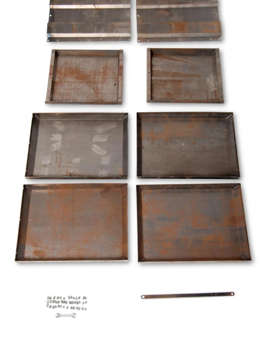 Corten Steel Modular Raised Bed, 2'x4' 7 Corten Steel Modular Raised Bed, 2'x4' - Image 5