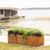 Corten Steel Modular Raised Bed, 2'x6' 2 Corten Steel Modular Raised Bed, 2'x6' -Garden Serie Store 8610703 0023 tif