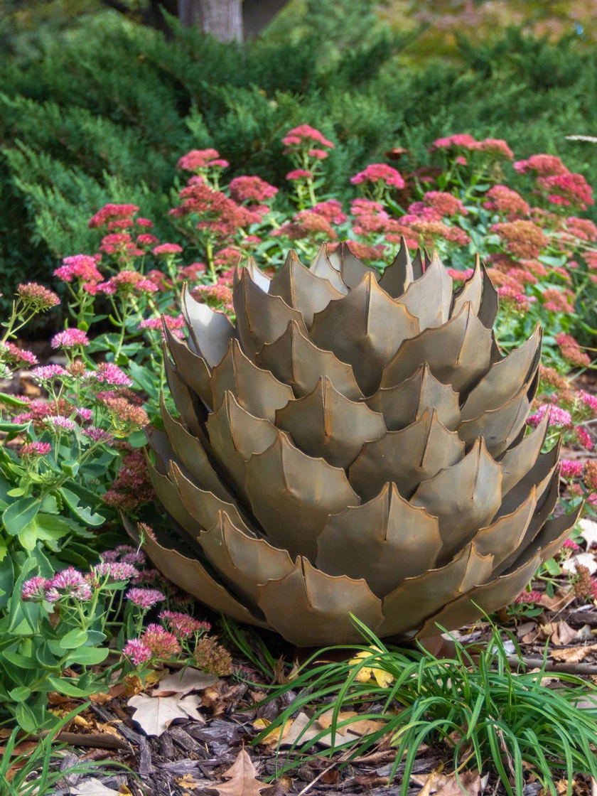 Desert Steel Artichoke Agave Sculpture 5 Desert Steel Artichoke Agave Sculpture - Image 3