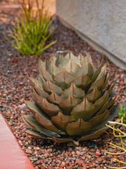 Desert Steel Artichoke Agave Sculpture 13 Desert Steel Artichoke Agave Sculpture -Garden Serie Store 8610761 042v