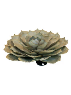Desert Steel Blue Rose Succulent Sculpture 12 Desert Steel Blue Rose Succulent Sculpture -Garden Serie Store 8610765 01v desert steel blue rose succulent medium