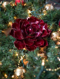 Desert Steel Ruby Rose Succulent Sculpture, Small 7 Desert Steel Ruby Rose Succulent Sculpture, Small -Garden Serie Store 8610767 02v