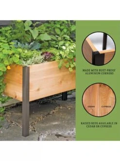 Elevated Planter Box, 2' X 4' 11 Elevated Planter Box, 2' X 4' -Garden Serie Store 8610894 3