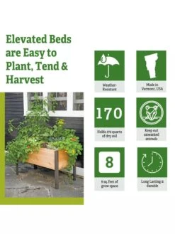 Elevated Planter Box, 2' X 4' 10 Elevated Planter Box, 2' X 4' -Garden Serie Store 8610894 5