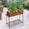 Rectangular Corten Planter And Stand 2 Rectangular Corten Planter And Stand -Garden Serie Store 8611028 9159 tif