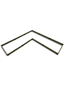 L-Shaped Composite Raised Bed, 12'x12' With 1" Boards -Garden Serie Store 8611162 02v l shaped raised garden beds 12 x 12 with 1 inch boards uptown brown