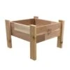 GRO Products™ Elevated Garden Bed Planter 16"x16"x12" High 2 GRO Products™ Elevated Garden Bed Planter 16"x16"x12" High -Garden Serie Store 8611275 01v elevated cedar garden bed planter 16x16x12