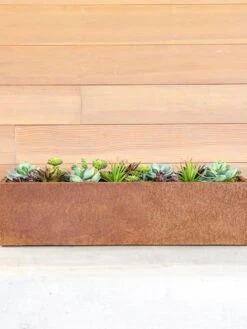 Veradek Metallic Series Corten Steel Window Box Planter, 36" 9 Veradek Metallic Series Corten Steel Window Box Planter, 36" -Garden Serie Store 8611609 04V tif