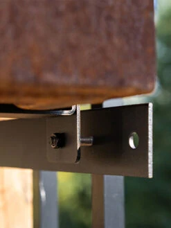 Veradek Metallic Series Corten Steel Railing Planters -Garden Serie Store 8611611 02v