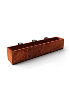 Veradek Metallic Series Corten Steel Railing Planters -Garden Serie Store 8611614 04v