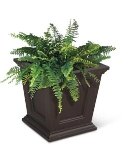 Fairfield Self-Watering Square Planter, 16” X 16” -Garden Serie Store 8611695 04V tif