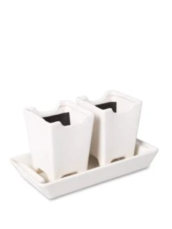 Stoneware Self-Watering Windowsill Planters, Set Of 2 -Garden Serie Store 8611890 5658 tif