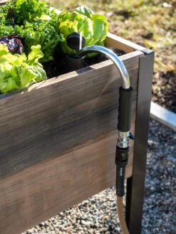 Self-Watering Eco-Stained Elevated Planter Box, 2' X 8' -Garden Serie Store 8611997 171 tif 1