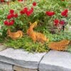 Corten Steel Animal Garden Stakes 2 Corten Steel Animal Garden Stakes -Garden Serie Store 8612060 021 tif