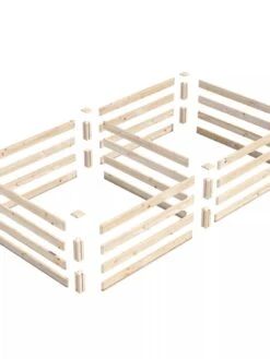 Pine Raised Garden Beds, 4'x8' 8 Pine Raised Garden Beds, 4'x8' -Garden Serie Store 8612238 01V jpg