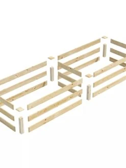 Pine Raised Garden Bed, 2' X 8' -Garden Serie Store 8612244 01V jpg