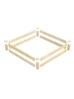 Pine Raised Garden Beds, 4'x4' -Garden Serie Store 8612249 01v