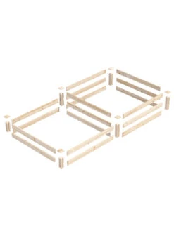 2-Tier Pine Raised Garden Bed, 4'x8' -Garden Serie Store 8612253 01v