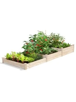 3-Tier Pine Raised Garden Bed, 4'x12'