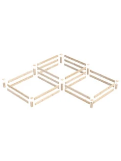 2-Tier Pine Raised Garden Bed, 4'x12' -Garden Serie Store 8612257 01v