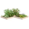 2-Tier Pine Raised Garden Bed, 4'x12' -Garden Serie Store 8612257 02v 2 tier pine raised garden bed 4x12 feet
