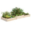 Tall 2-Tier Pine Raised Garden Bed, 4'x12' -Garden Serie Store 8612258 02v tall 2 tier pine raised garden bed 4x12 feet