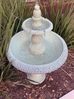 Exaco Enduro Clay Tiered Fountain -Garden Serie Store 8612391 01V jpg