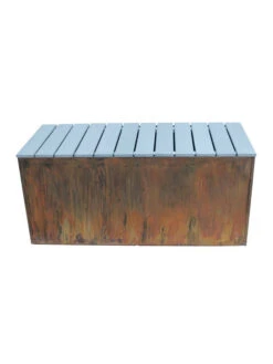Nice Corten Trough Planters With Bench Top -Garden Serie Store 8612399 01v