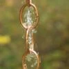 Single Link Pure Copper Rain Chain, 8.5' 1 Single Link Pure Copper Rain Chain, 8.5' -Garden Serie Store 8612745 01v single link pure copper rain chain