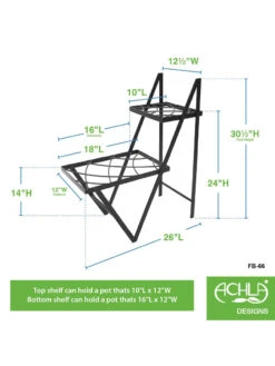 Achla Designs Duet Plant Stand -Garden Serie Store 8612905 02v