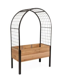 2’ X 4’ Arch Trellis For Planter Boxes -Garden Serie Store 8612976 0006