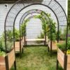 2’ X 4’ Arch Trellis For Planter Boxes -Garden Serie Store 8612976 0414 arch trellis for 2 foot x 4 foot planter box