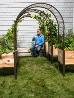 2’ X 4’ Arch Trellis For Planter Boxes -Garden Serie Store 8612976 0549