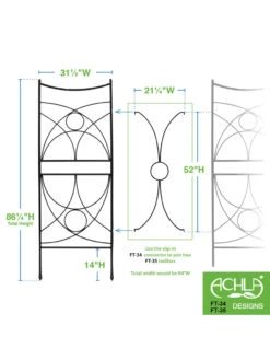 Achla Aurora Trellis Center Link -Garden Serie Store 8612993 02v