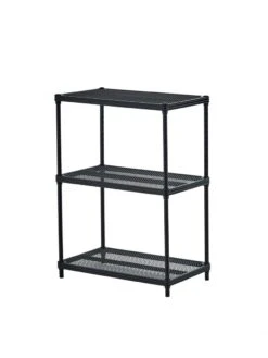 MeshWorks © 3 Tier Plant Shelving -Garden Serie Store 8613016 04v meshworks 3 tier plant shelf black