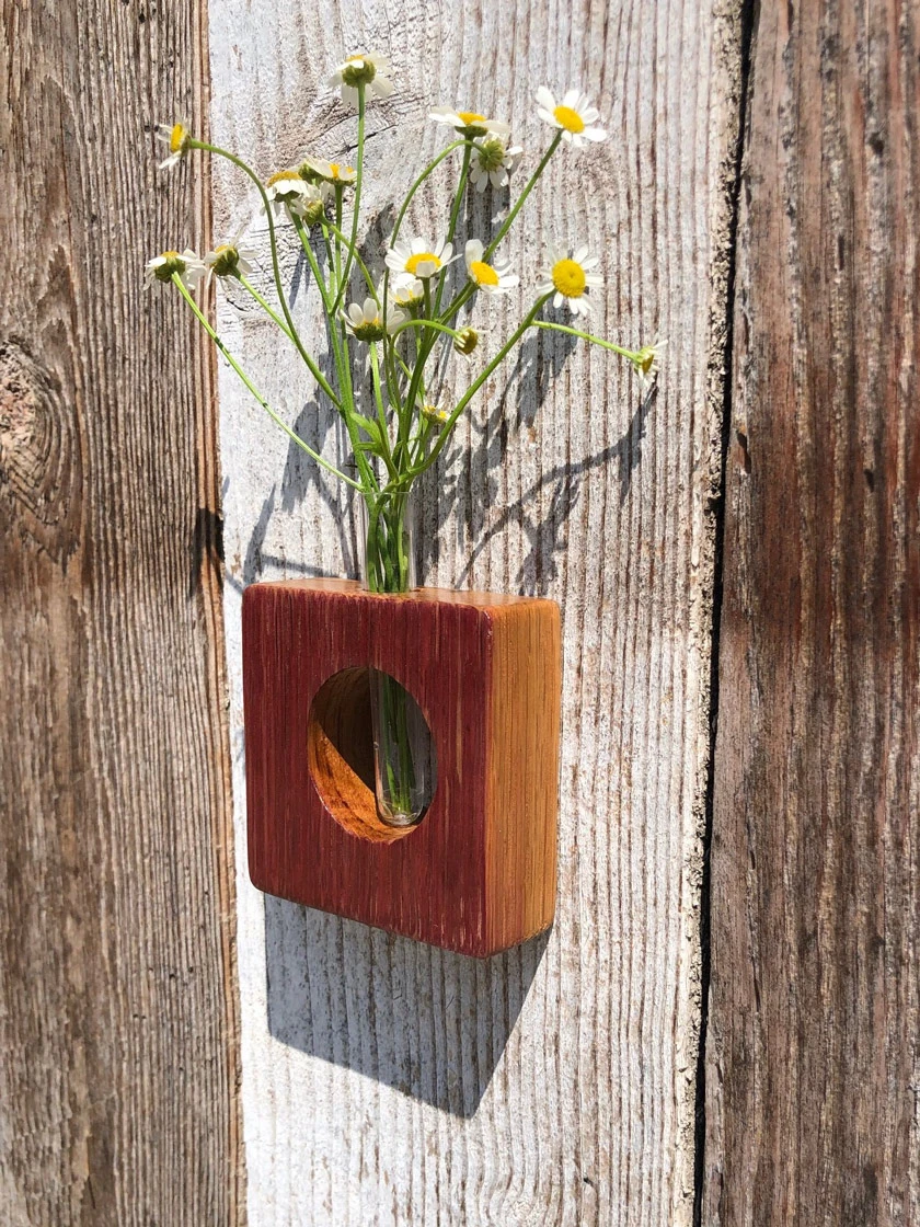 Wine Barrel Counter Top Vase Or Propagation Station 8 Wine Barrel Counter Top Vase Or Propagation Station - Image 6