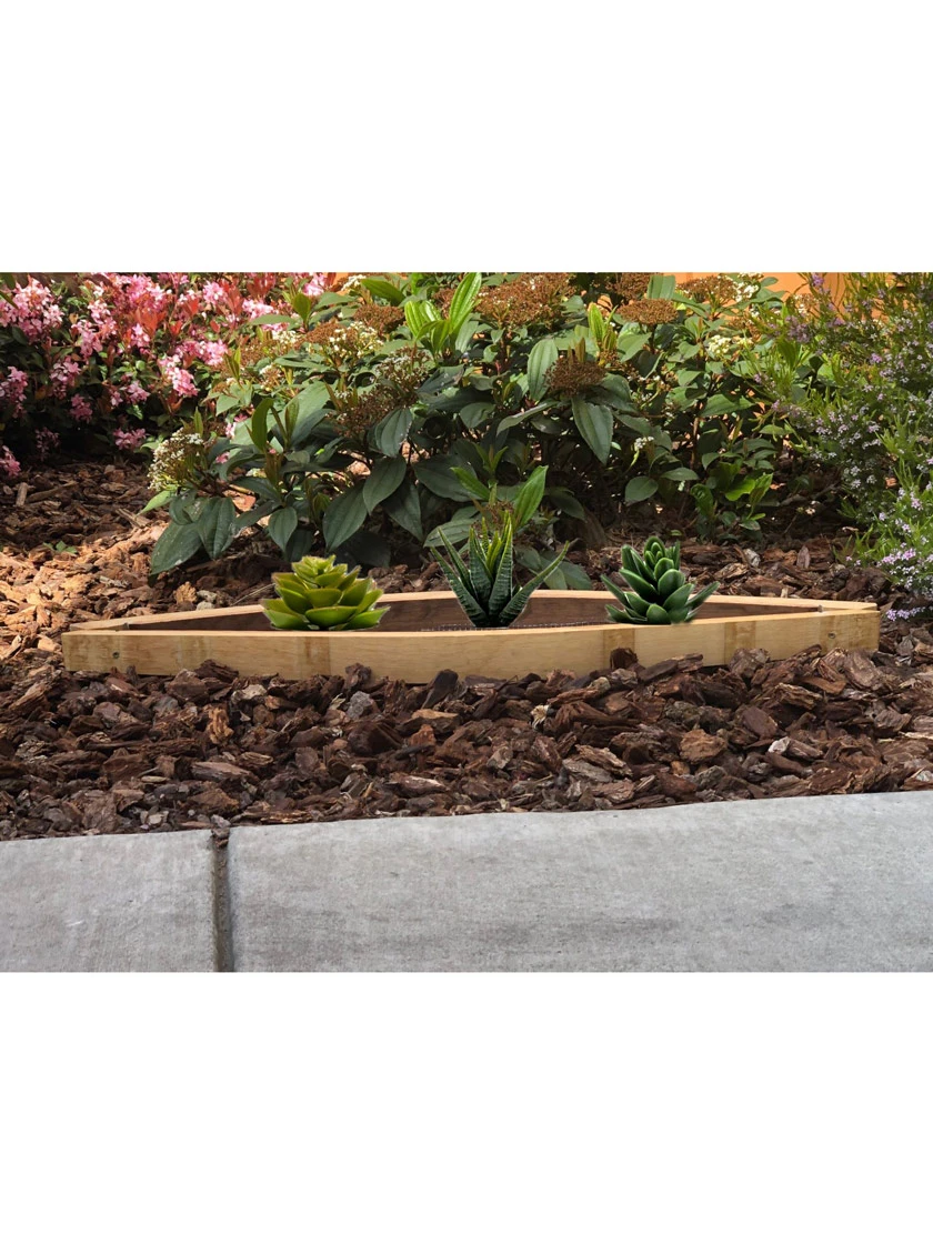 Wine Barrel Succulent Planter 3 Wine Barrel Succulent Planter