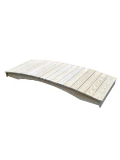 Plank Garden Bridge Unfinished 3' X 12' -Garden Serie Store 8613097 01v