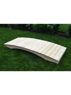 Plank Garden Bridge Unfinished 3' X 12' -Garden Serie Store 8613097 02v
