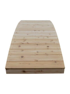 Plank Garden Bridge Unfinished 3' X 8' -Garden Serie Store 8613100 02v