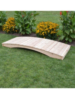 Plank Garden Bridge Unfinished 3' X 12' -Garden Serie Store 8613100 05v