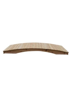 Plank Garden Bridge Unfinished 4' X 12' -Garden Serie Store 8613127 02v 2