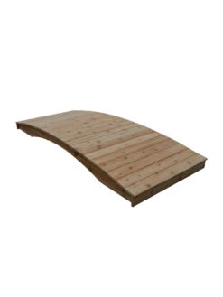 Plank Garden Bridge Unfinished 4' X 8' -Garden Serie Store 8613127 03v