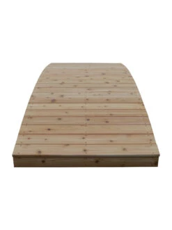 Plank Garden Bridge Unfinished 4' X 12' -Garden Serie Store 8613127 04v 2