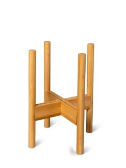 Adjustable Bamboo Plant Stand, Set Of 2 -Garden Serie Store 8613292 7076