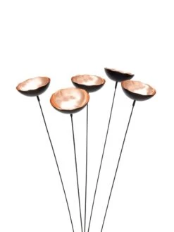 Copper Poppy Sways, Set Of 5 8 Copper Poppy Sways, Set Of 5 -Garden Serie Store 8613342 9215