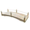 Acorn Garden Bridge Unfinished 3' X 8' -Garden Serie Store 8613403 02v acorn garden bridge unfinished 3 foot x 8 foot