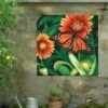 Monarch Outdoor Wall Art -Garden Serie Store 8613939 02V monarch outdoor wall art